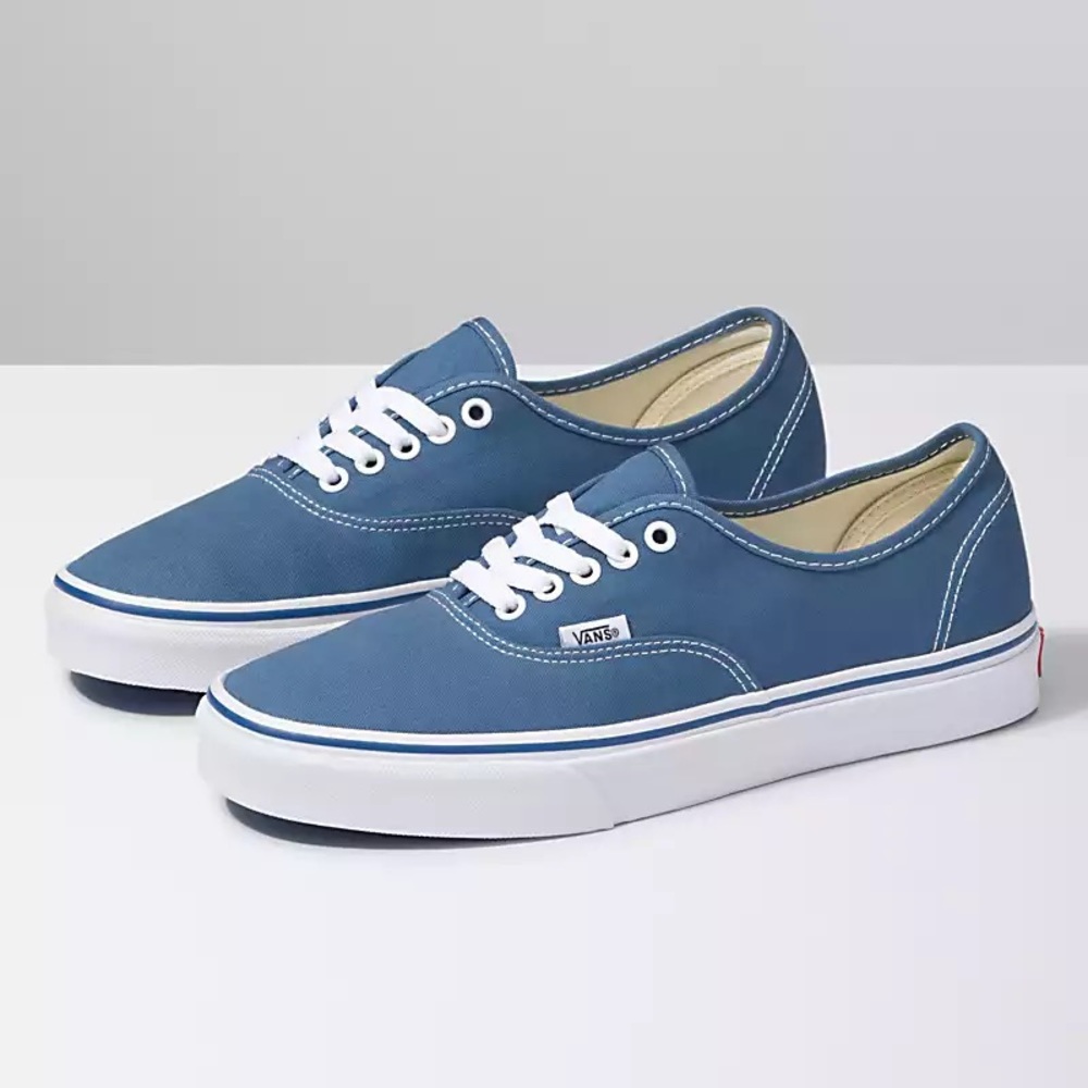 Blue light navy authentic women’s vans tennis shoes